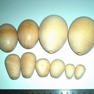 Pooltooted puidust munad PT024 - PT029